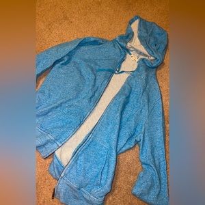 Light blue jacket. Kids size L
